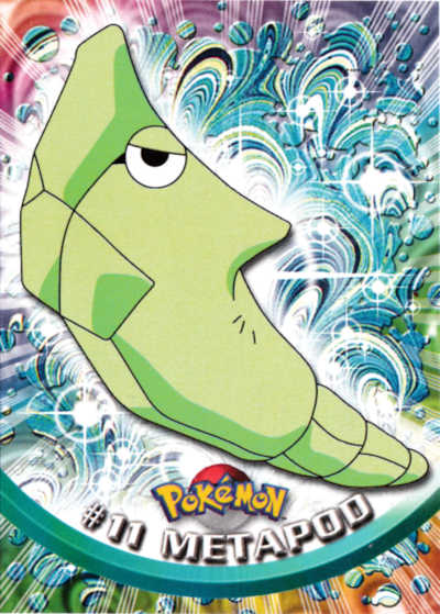 #11 Metapod Topps Pokemon Card