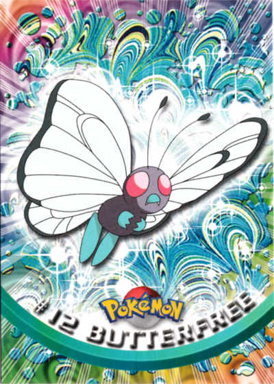 #12 Butterfree Topps Pokemon Card