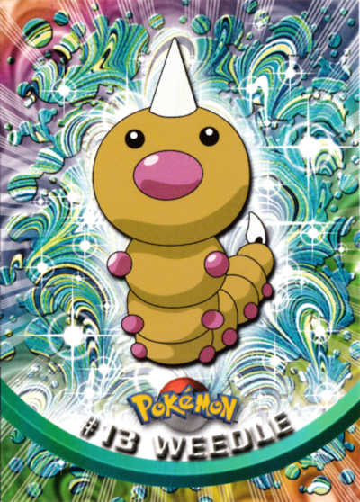 #13 Weedle Topps Pokemon Card