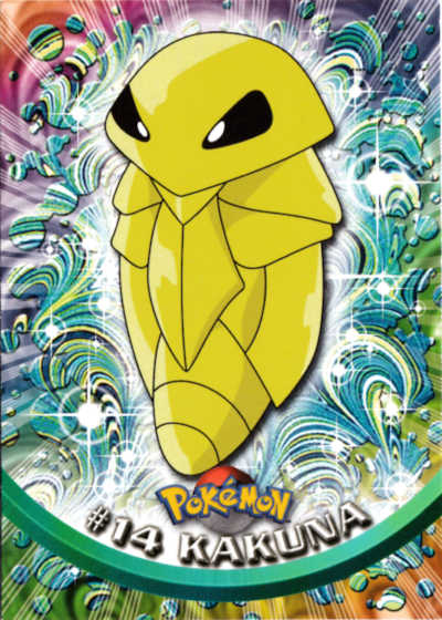 #14 Kakuna Topps Pokemon Card