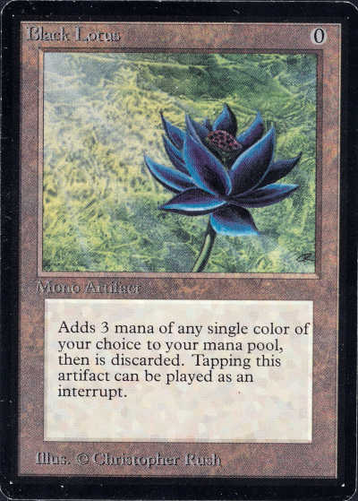 1993 Beta Black Lotus Magic the Gathering Card Game Rare