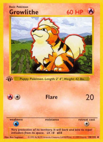 how-much-is-a-growlithe-pokemon-card-from-base-set-worth