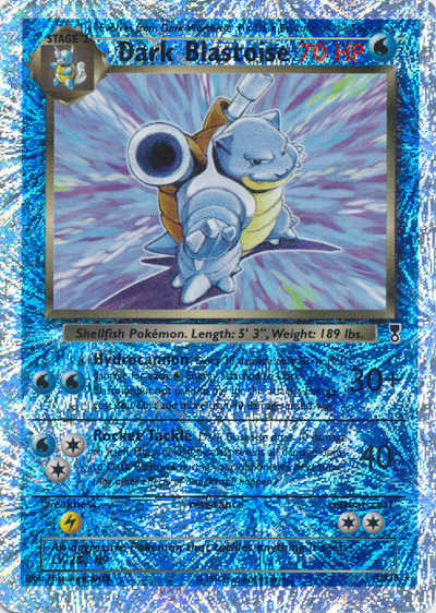 2002 Legendary Collection Pokemon Blastoise Reverse Holo Card 4-110