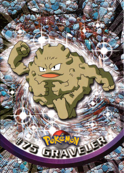 #75 Graveler Topps Pokemon Card