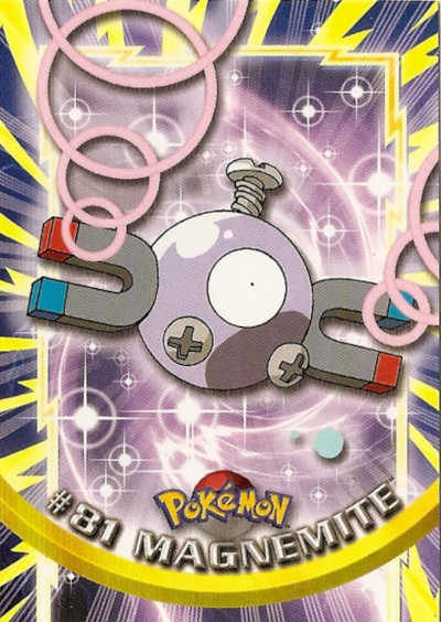 #81 Magnemite Topps Pokemon Card