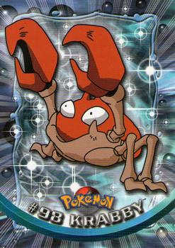 #98 Krabby Topps Pokemon Card