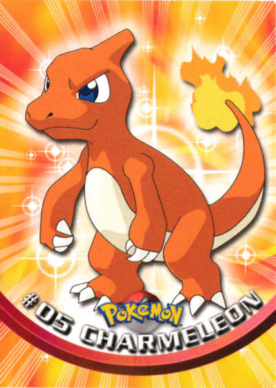 Charmeleon #05 Topps Pokemon Card