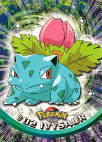 Ivysaur #02 Topps Pokemon Card