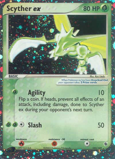 Pokemon Card Game EX Ruby & Sapphire, Scyther ex Holo 2003
