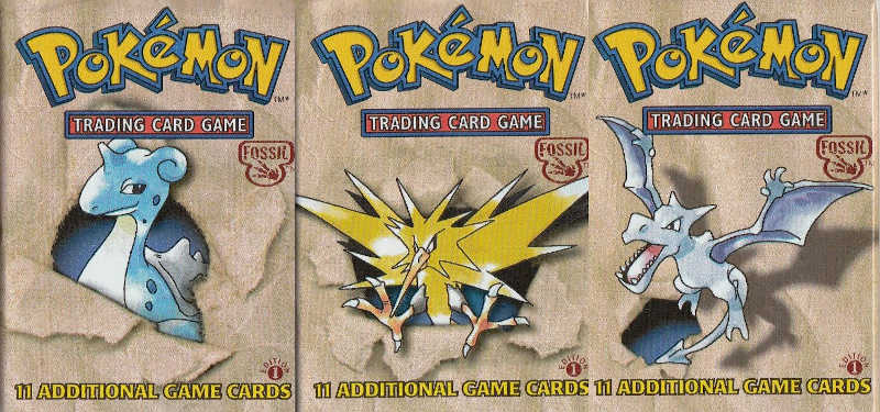 Pokemon Card Game Fossil Set