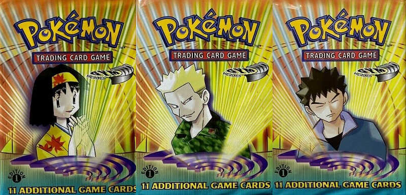 Pokemon Card Game Gym Heroes Set
