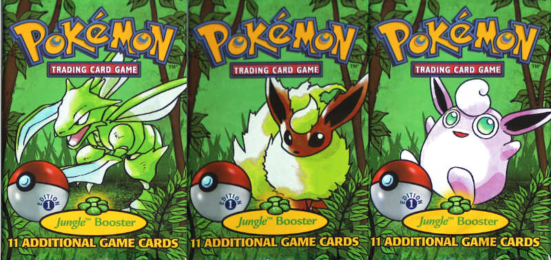 Pokemon 1999 Jungle Set Complete 1st Common And Uncommon 32 Cards All Pack Fresh 