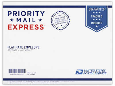 USPS Priority Mail Express Flat Rate Envelope