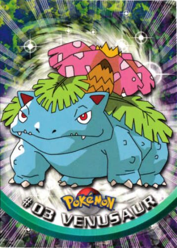 Venusaur #03 Topps Pokemon Card